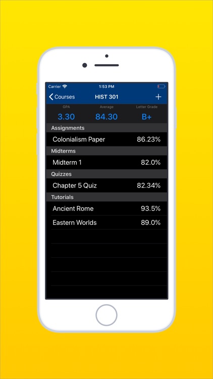 Gradey - Grade Tracker