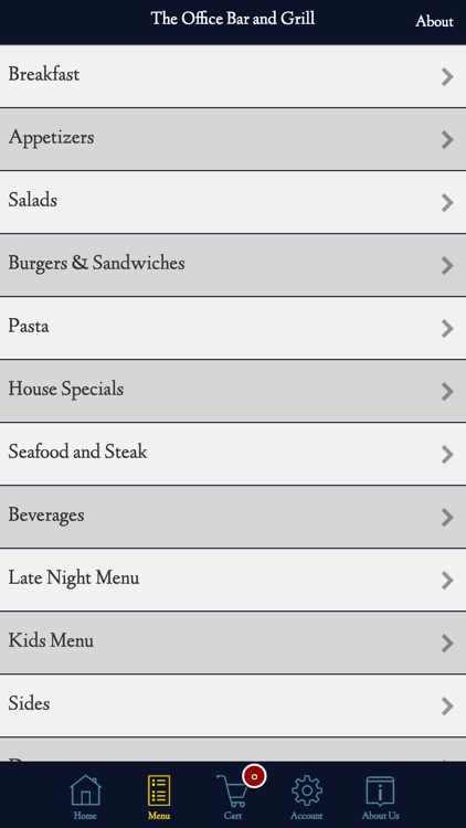 The Office Bar and Grill App