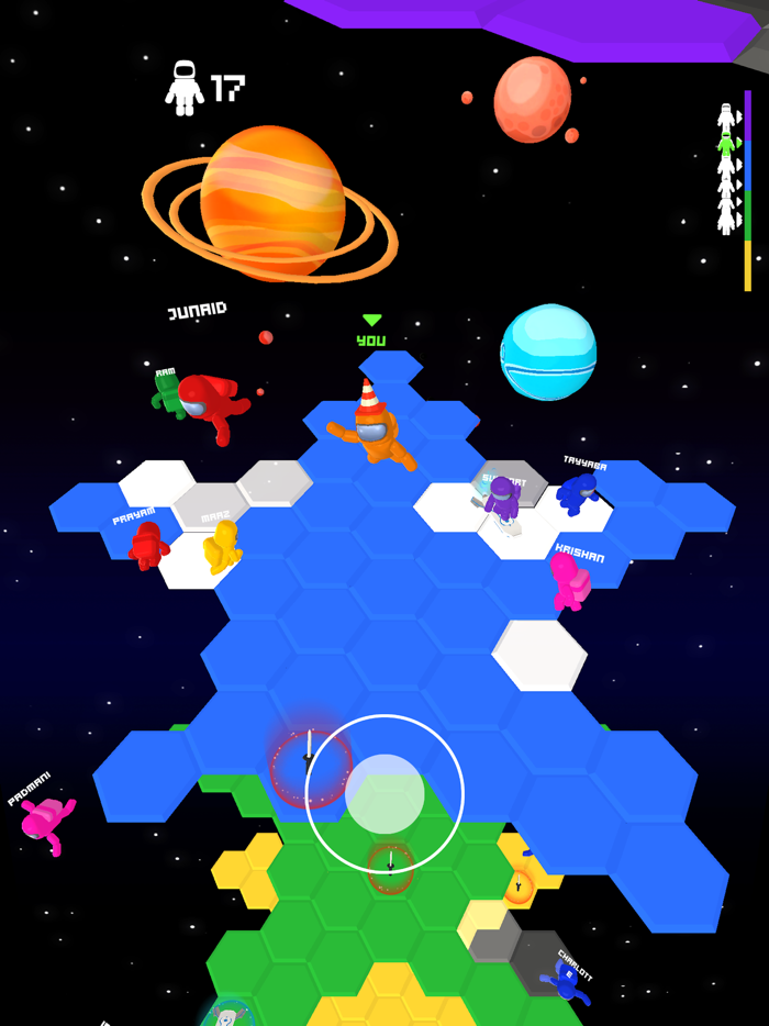 Space Hex Do not fall guys