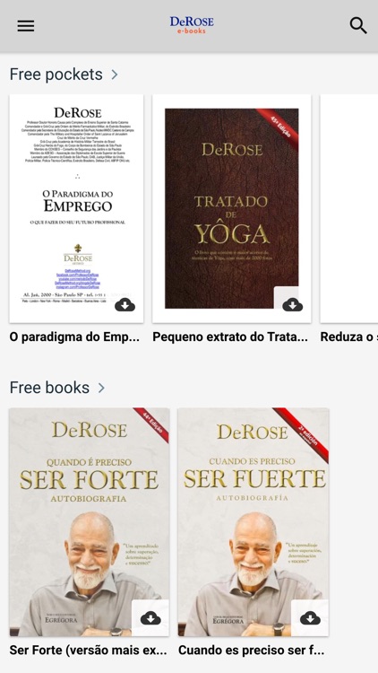 DeRose e-books