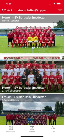 Game screenshot SV Borussia Emsdetten apk