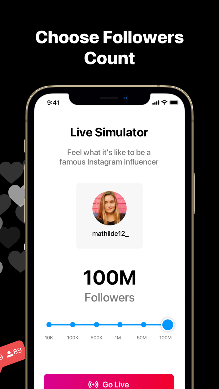 HypeMe - Insta Live Simulator