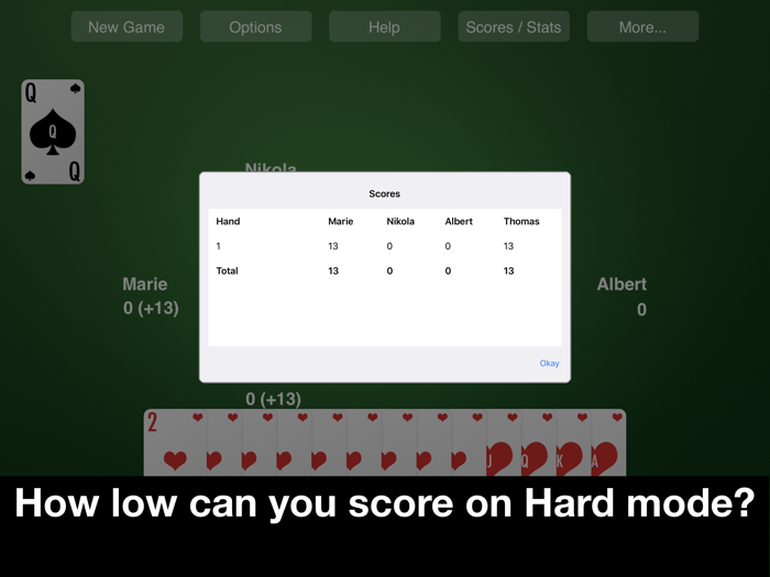 Hearts Card Game—New Classic