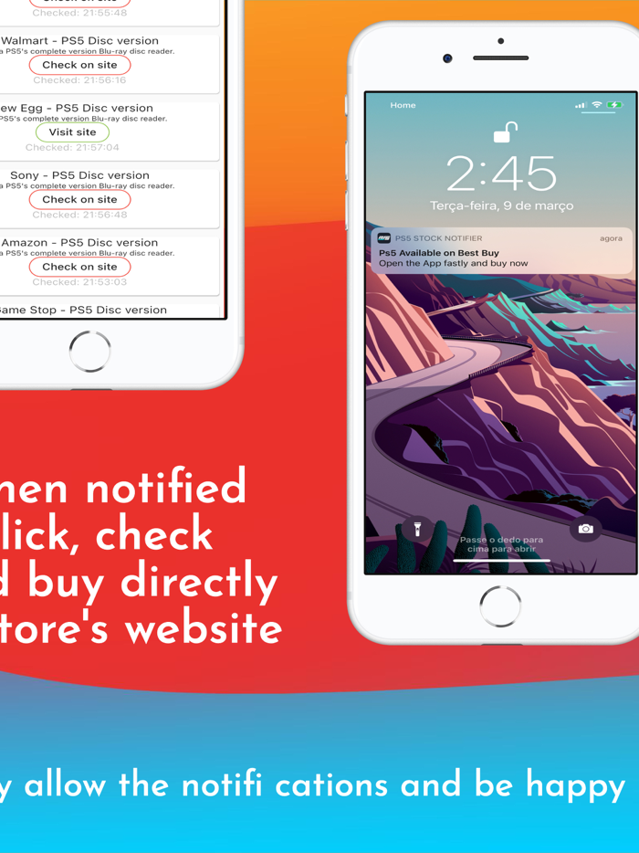 PS5 Stock Alert Notifier