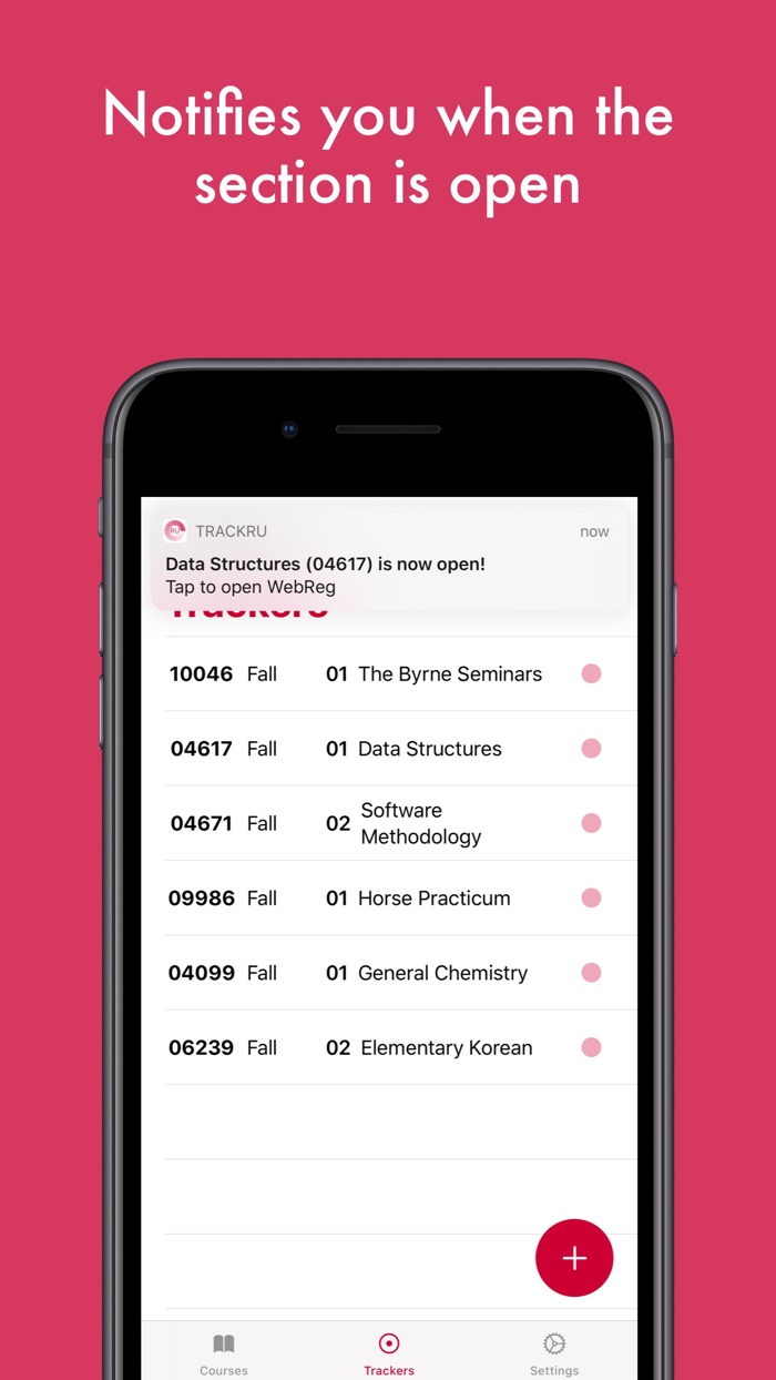 trackRU - Course Tracker