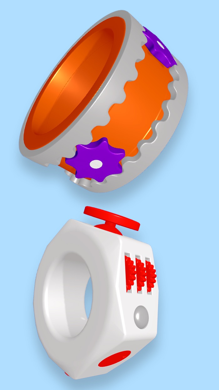 Fidget Cube 3D satisfying