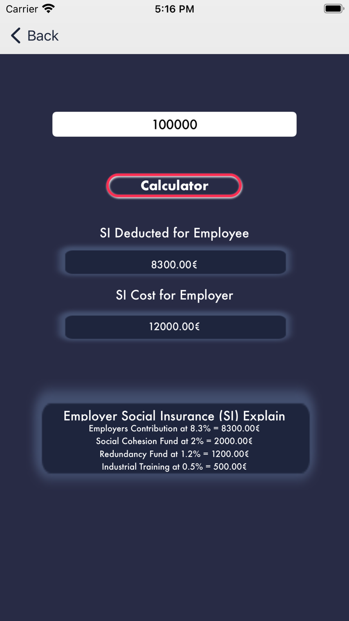 Cyprus Salary Calculator