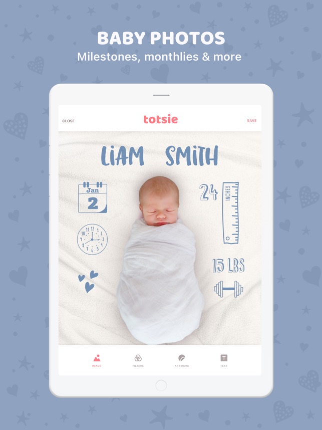 Totsie Baby Photo Editor On The App Store