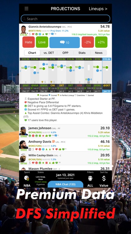 LineStar DFS - Daily Fantasy