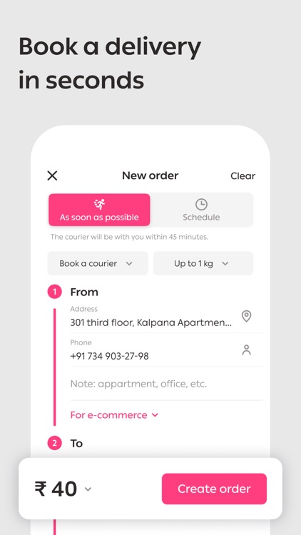 WeFast: Courier Delivery App