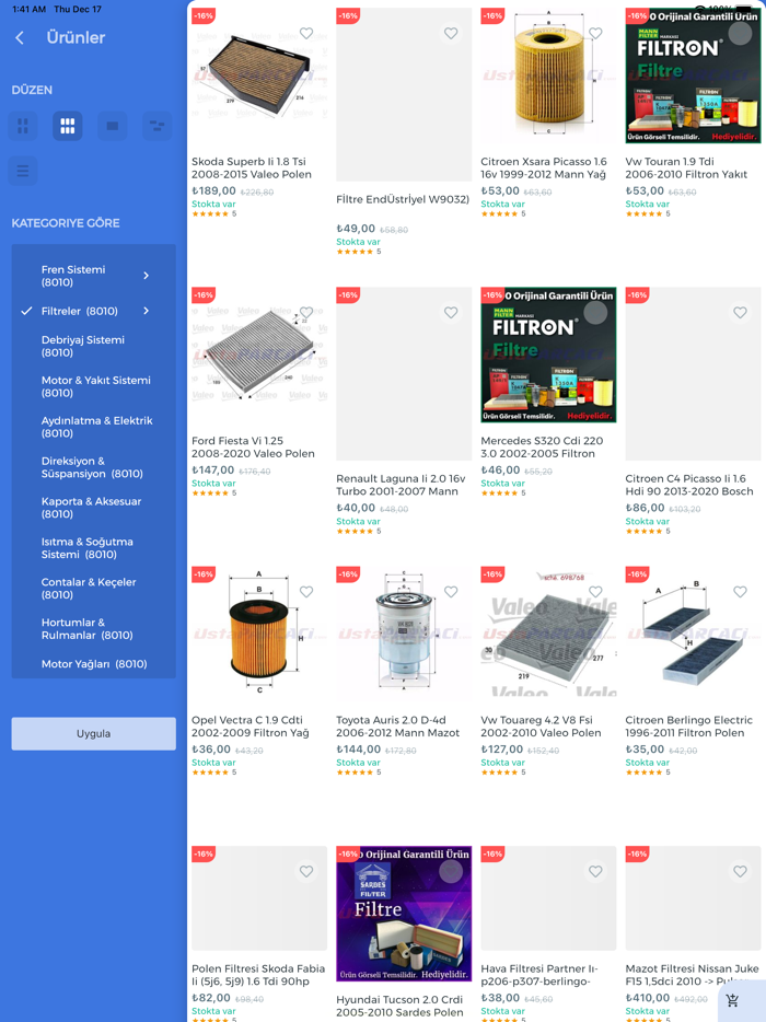 Usta Parçacı Oto Yedek Parça