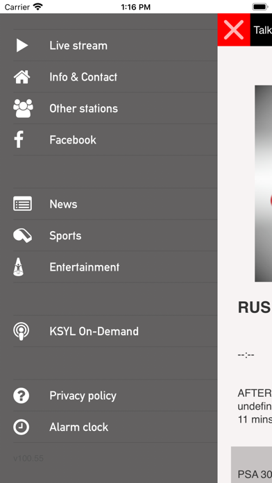 How to cancel & delete KSYL Cenla's Talkradio from iphone & ipad 2