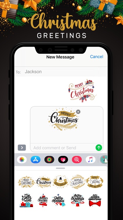 Christmas Lettering Stickers! screenshot-3