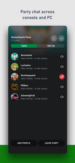 Xbox app screenshot