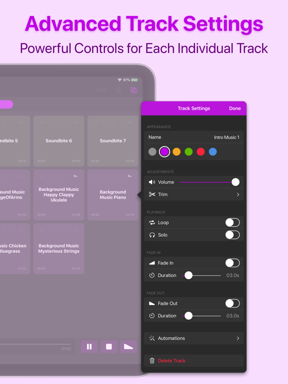 Soundboard Studio App voor iPhone, iPad en iPod touch AppWereld