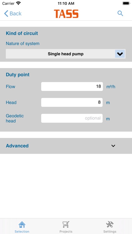 TASS Pump Selector screenshot-3