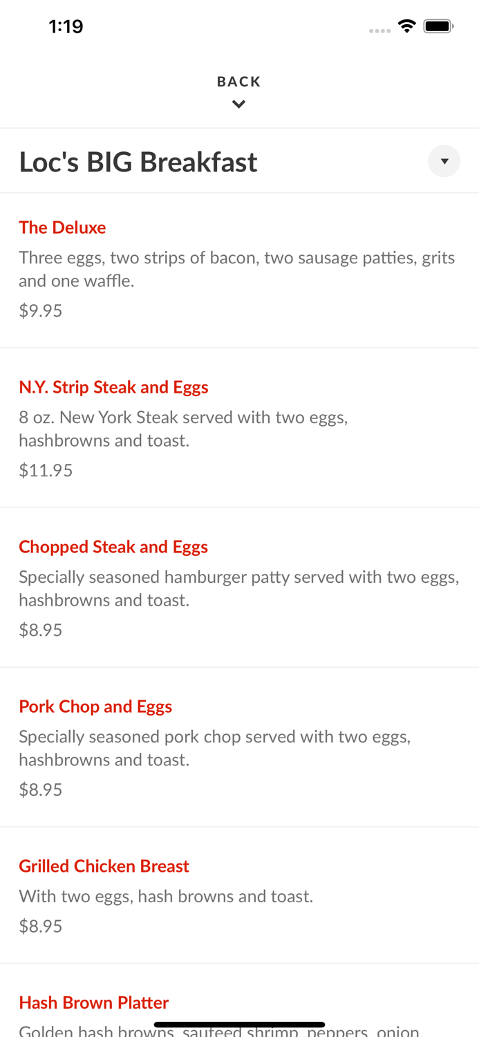 Locs Chicken and Waffles