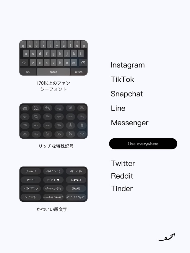 Fonts Plus フォント 文字 顔文字キーボード をapp Storeで