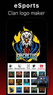 logo gaming clan esports maker iphone screenshot 4