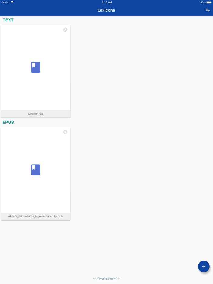 Lexicona - Ebook/Text Analyser