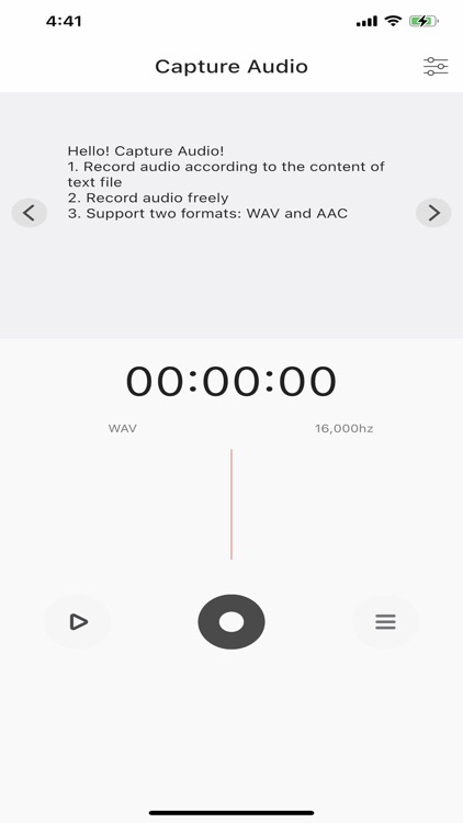 Capture Audio