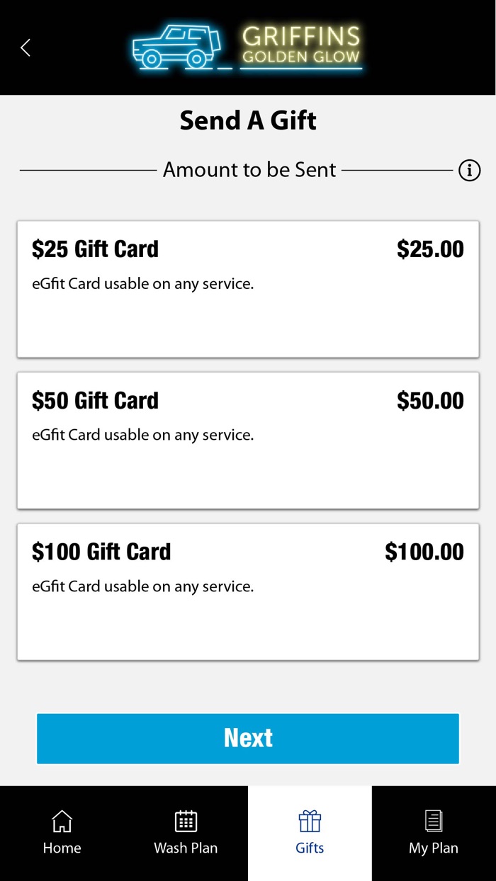 Griffins Golden Glow Car Wash