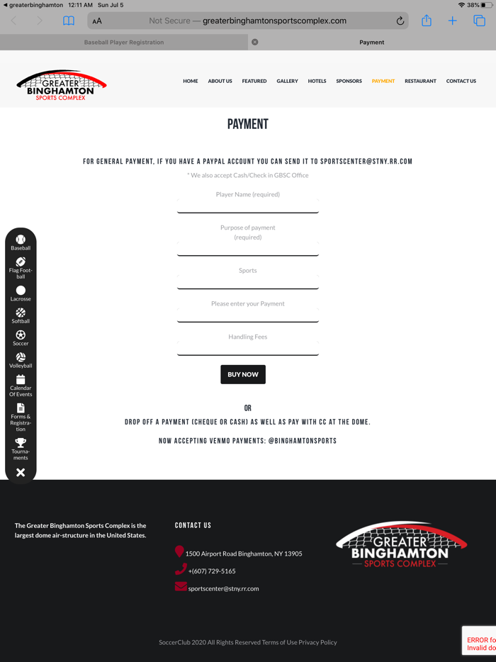 Greater Binghamton Sports Comp