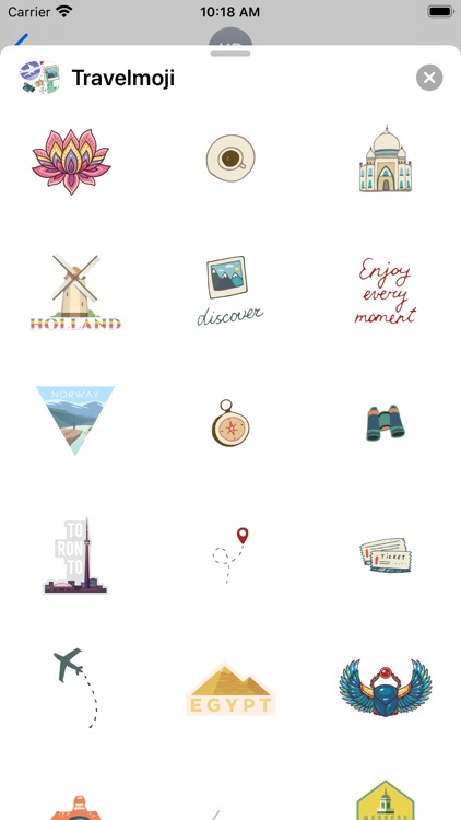 Travelmoji Stickers screenshot-6
