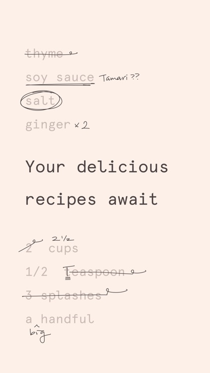 Mise: A minimalist recipe box