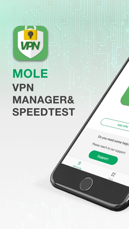 Mole: VPN Manager & Speedtest