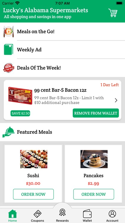 Lucky's Alabama Supermarkets