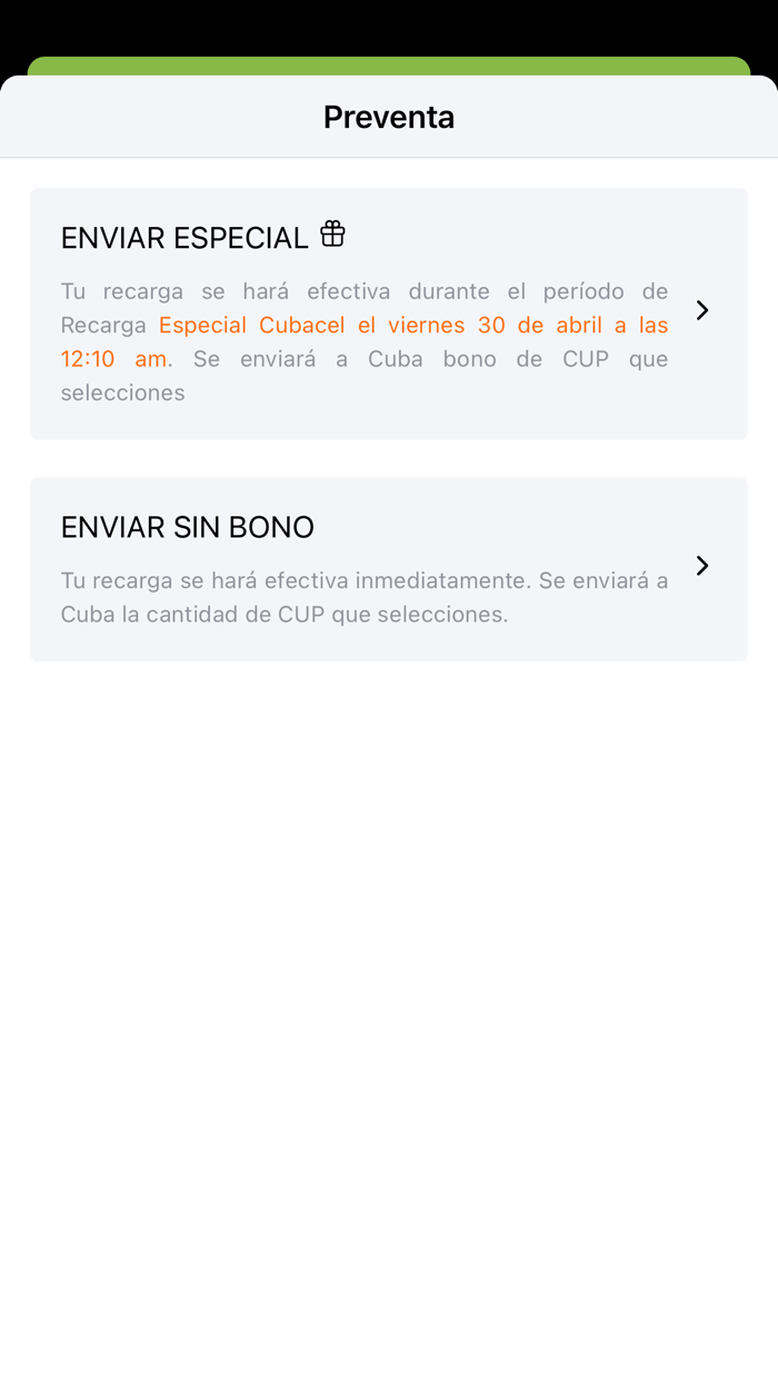 iLlamo Recargas a Cuba