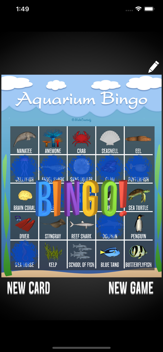 Activity Bingo Field Trip