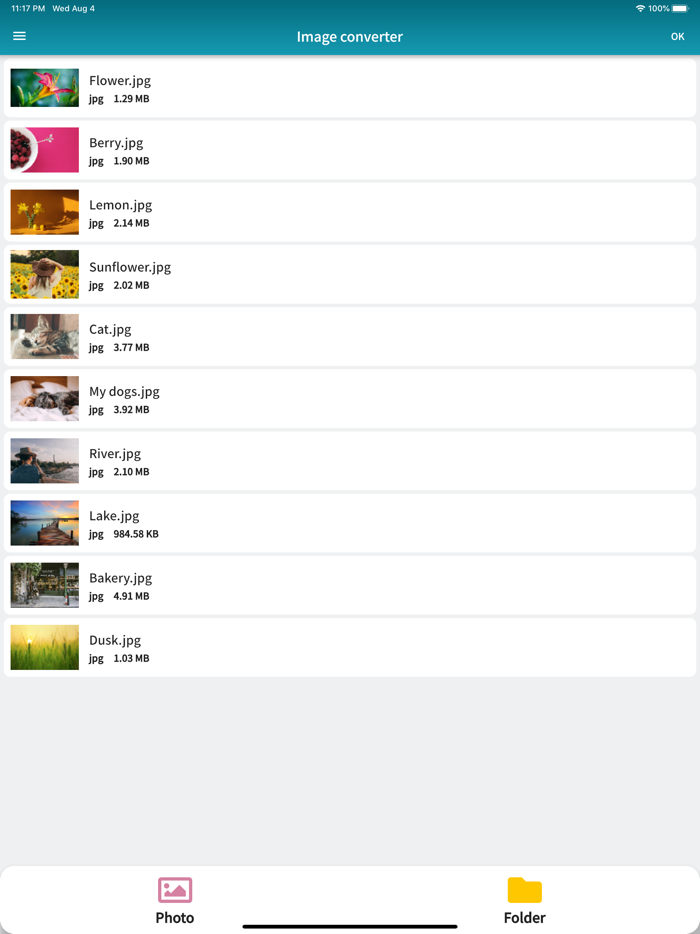 Image batch converter