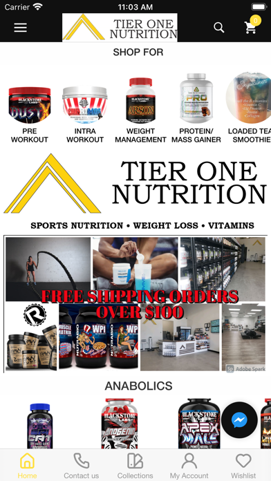 Tier One Nutrition screenshot 1