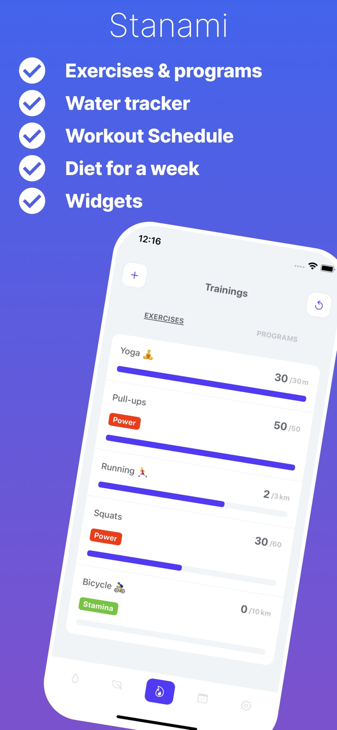 Stanami - training assistant