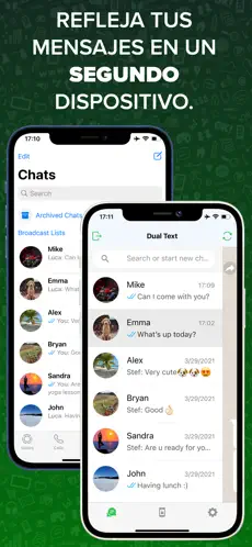 Captura de Pantalla 2 Mensajería dual para WhatsApp iphone