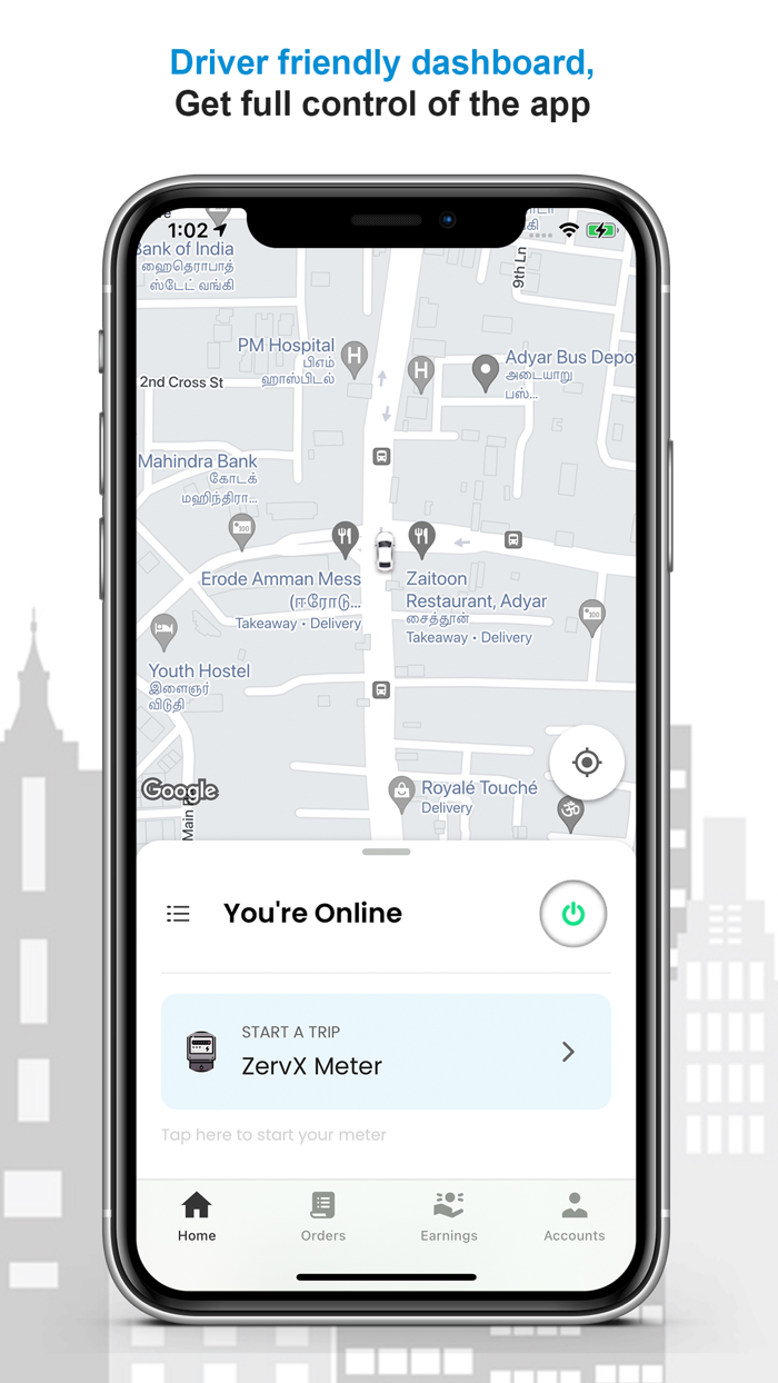 ZervX Driver - All in one App