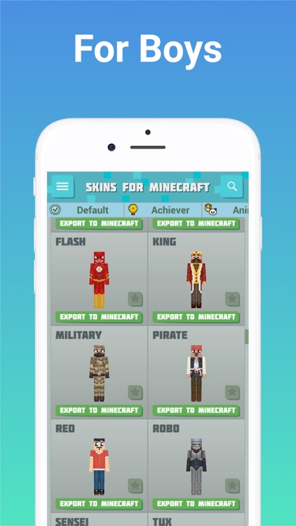 Skins for Minecraft PE (MCPE)