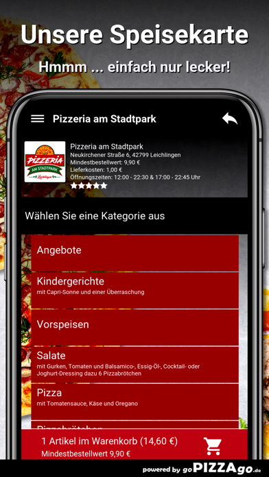 Pizzeria Stadtpark Leichlingen screenshot 4