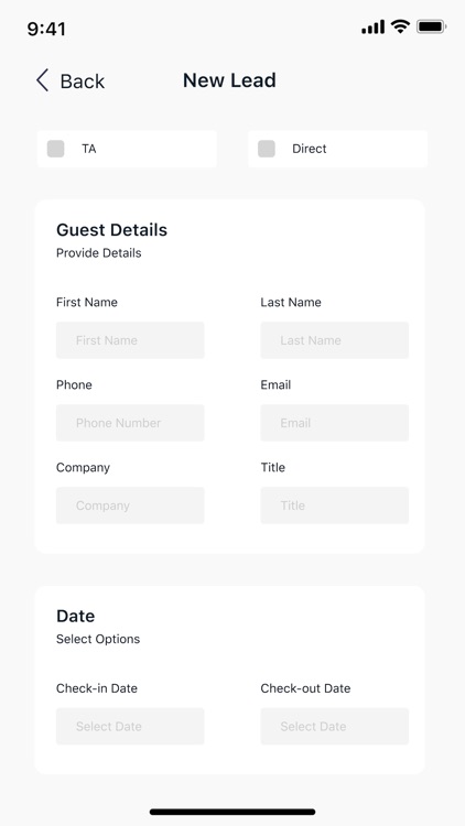 Booking Ninjas Leads Register screenshot-3