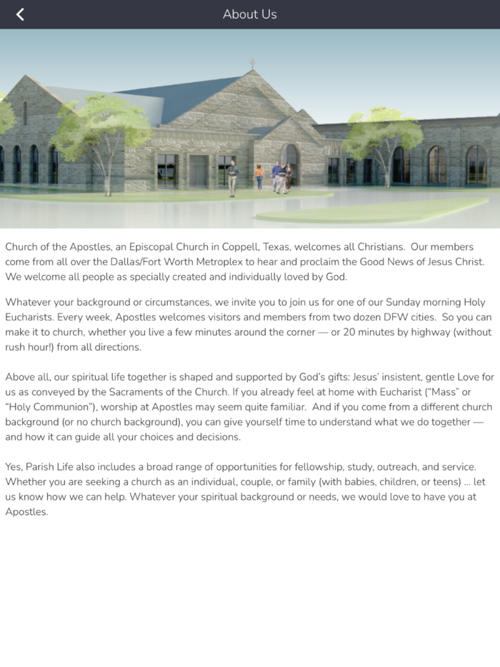 Church of The Apostles Coppell