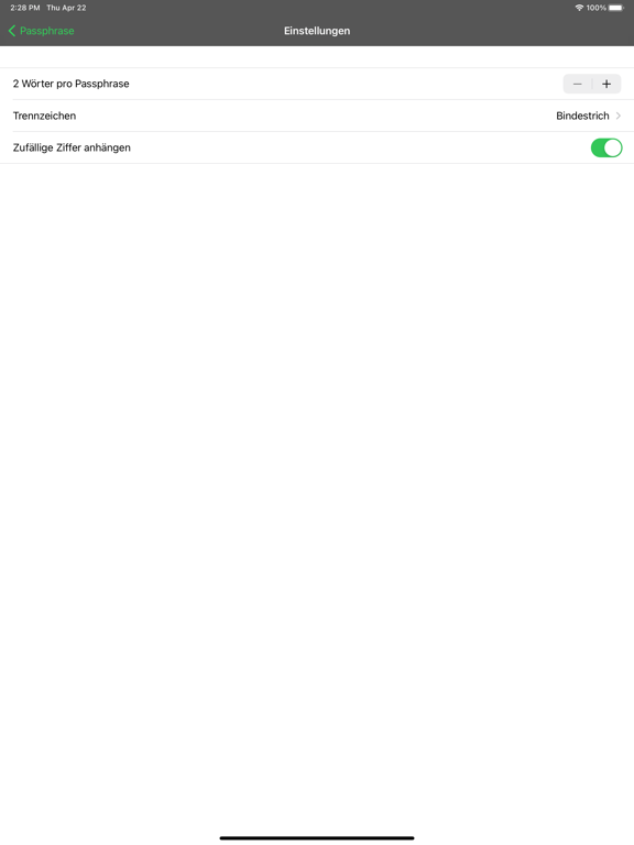 Screenshot #6 pour Passphrasen