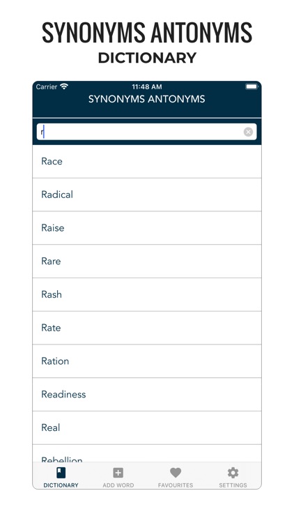 Synonyms Antonyms Dictionary