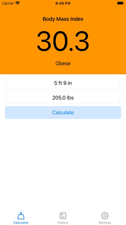 BMI Calc - Body Mass Index screenshot-5