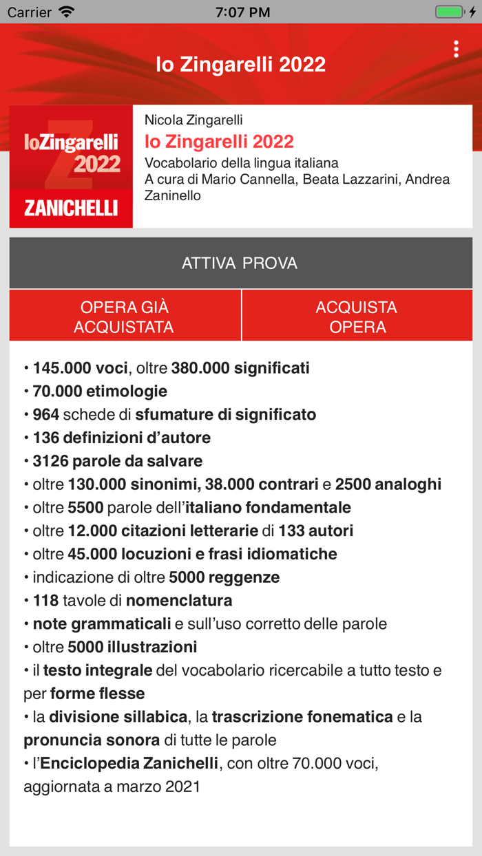 lo Zingarelli 2022