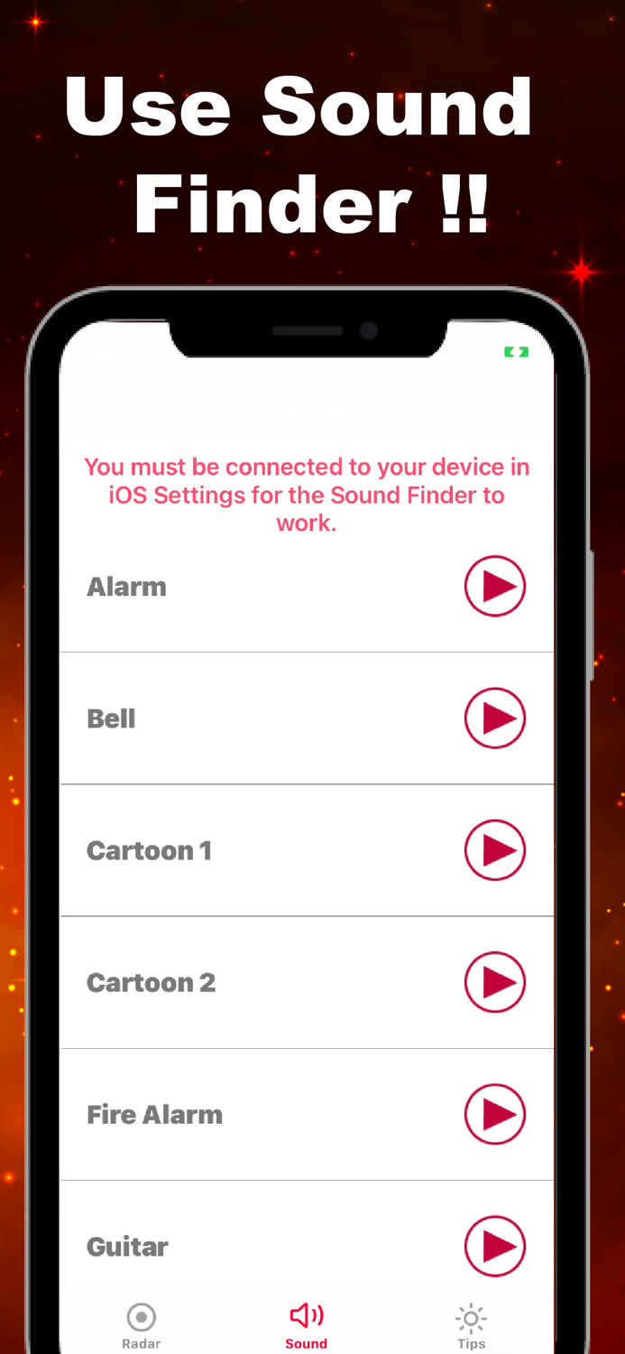 Finder for LG Earbuds