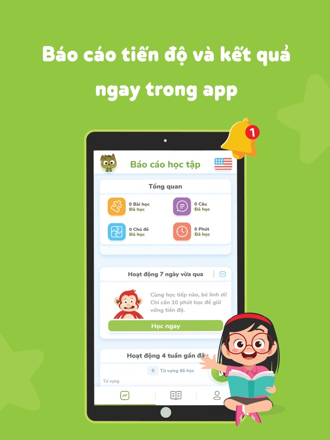 Monkey Junior Bé học tiếng Anh