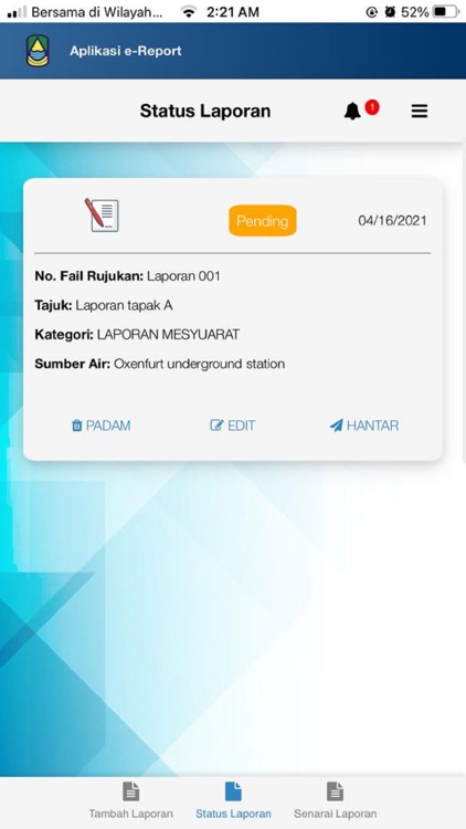 Aplikasi e-Report screenshot-3