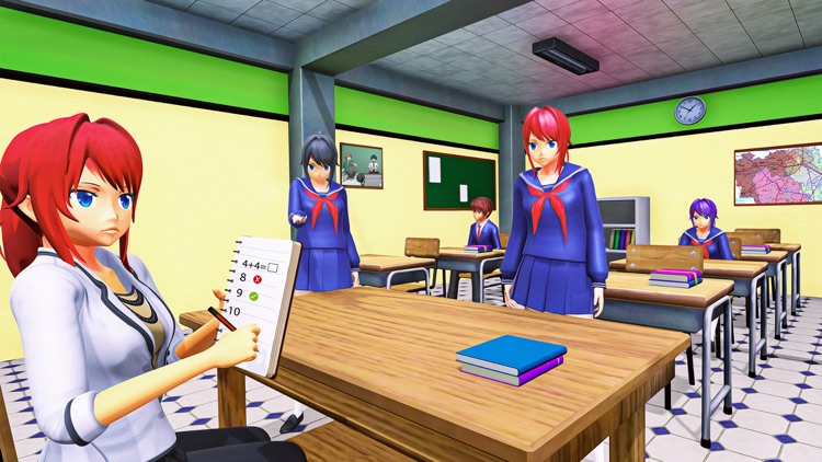 Anime High School Sports Girl screenshot-9